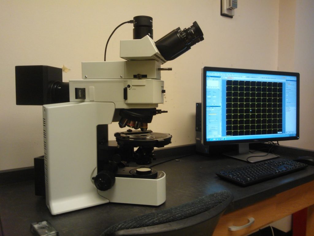 Microscope and Computer set-up